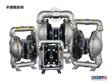 Pneumatic Vacuum Food Grade Diaphragm Pump Low Noise With Flap Valves