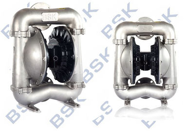Pneumatic Vacuum Food Grade Diaphragm Pump Low Noise With Flap Valves